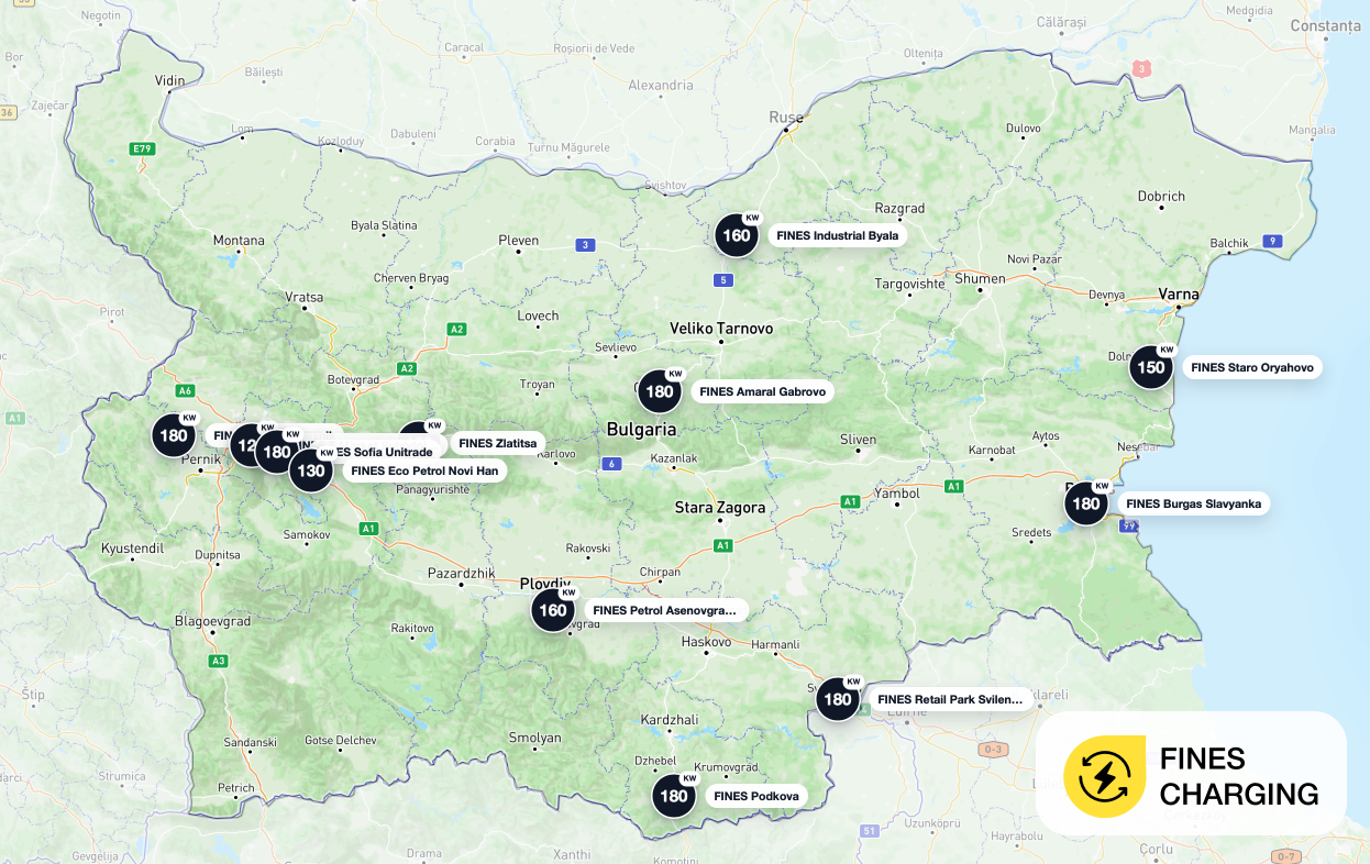 12 нови локации в мрежата на Fines Charging